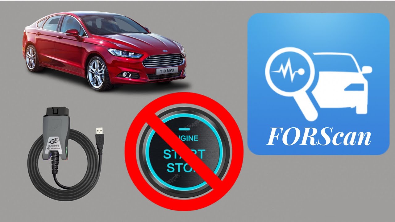 DEZAKTYWACJA (wyłączenie) funkcji START-STOP = Ford Mondeo (mk5) + Forscan + Vgate (interface)