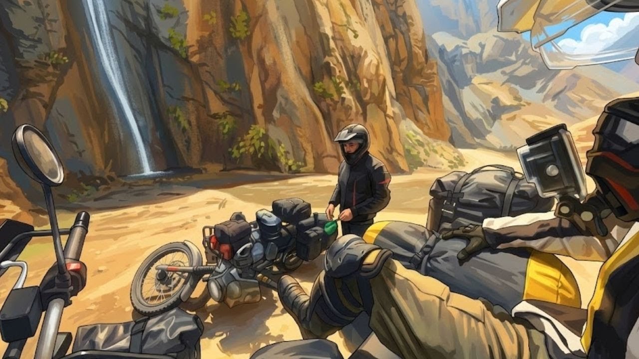 A beautiful spot to drop the motorcycle - Cañón del Pato (Duck Canyon)