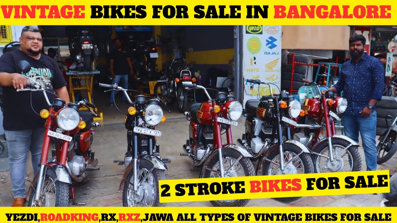 Vintage bikes for sale in Bangalore💥|first time in Bangalore🔥|Rx 100 for sale in Bangalore🔥✅|