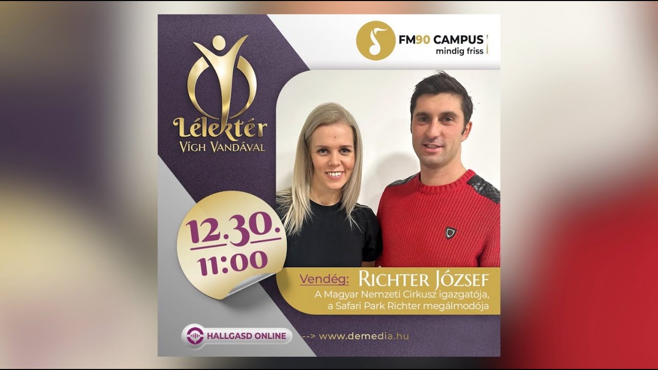 Ébren álmodom. Ifj. Richter Józseffel beszélgetünk