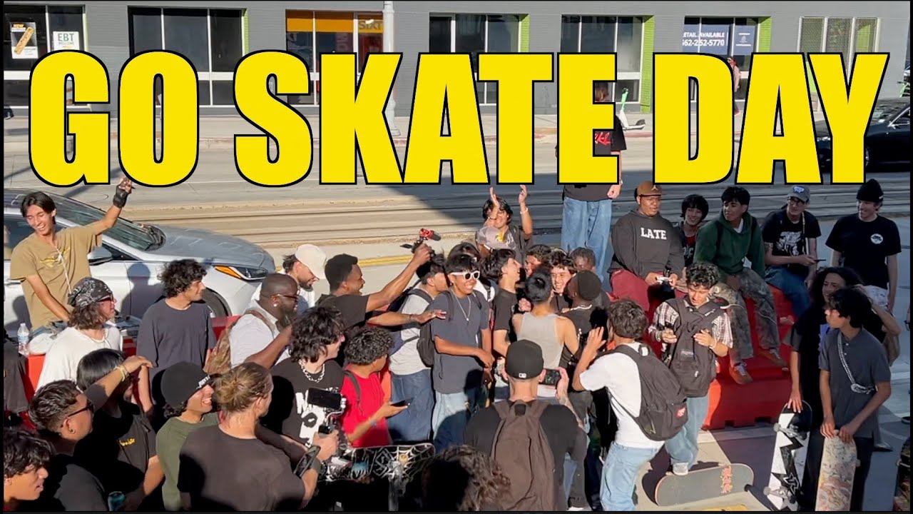 SKATERS TAKE OVER THE CITY OF LA