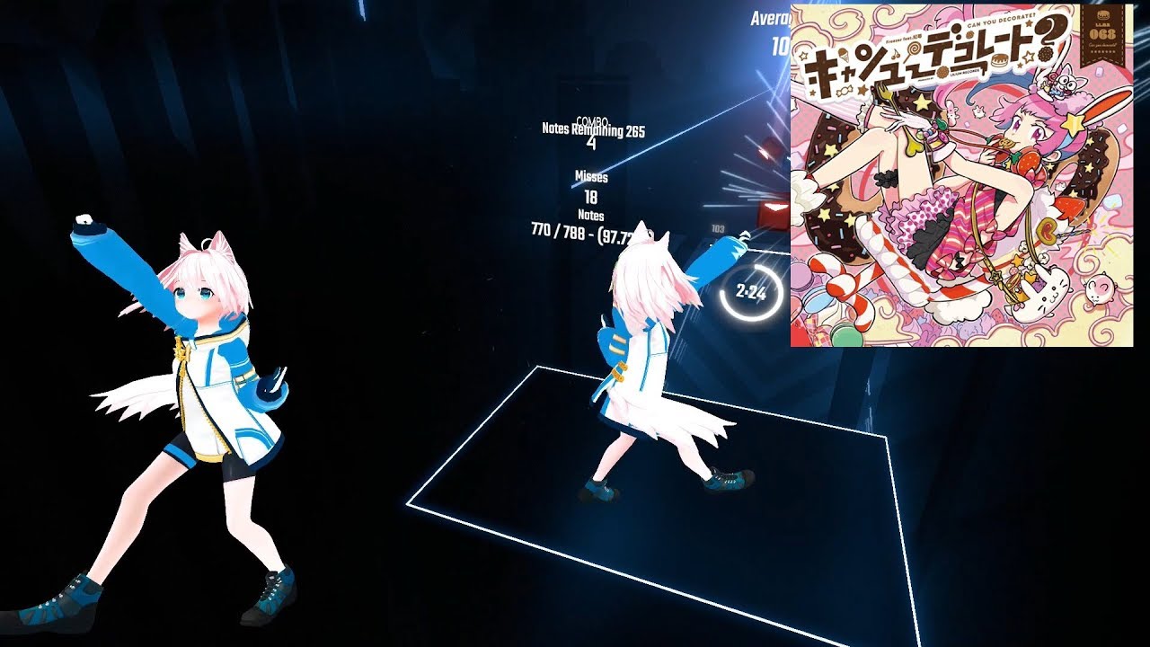 [Beat Saber]  Practice run Freezer (Feat. 妃苺) - Berry Go !! Full Body Tracking