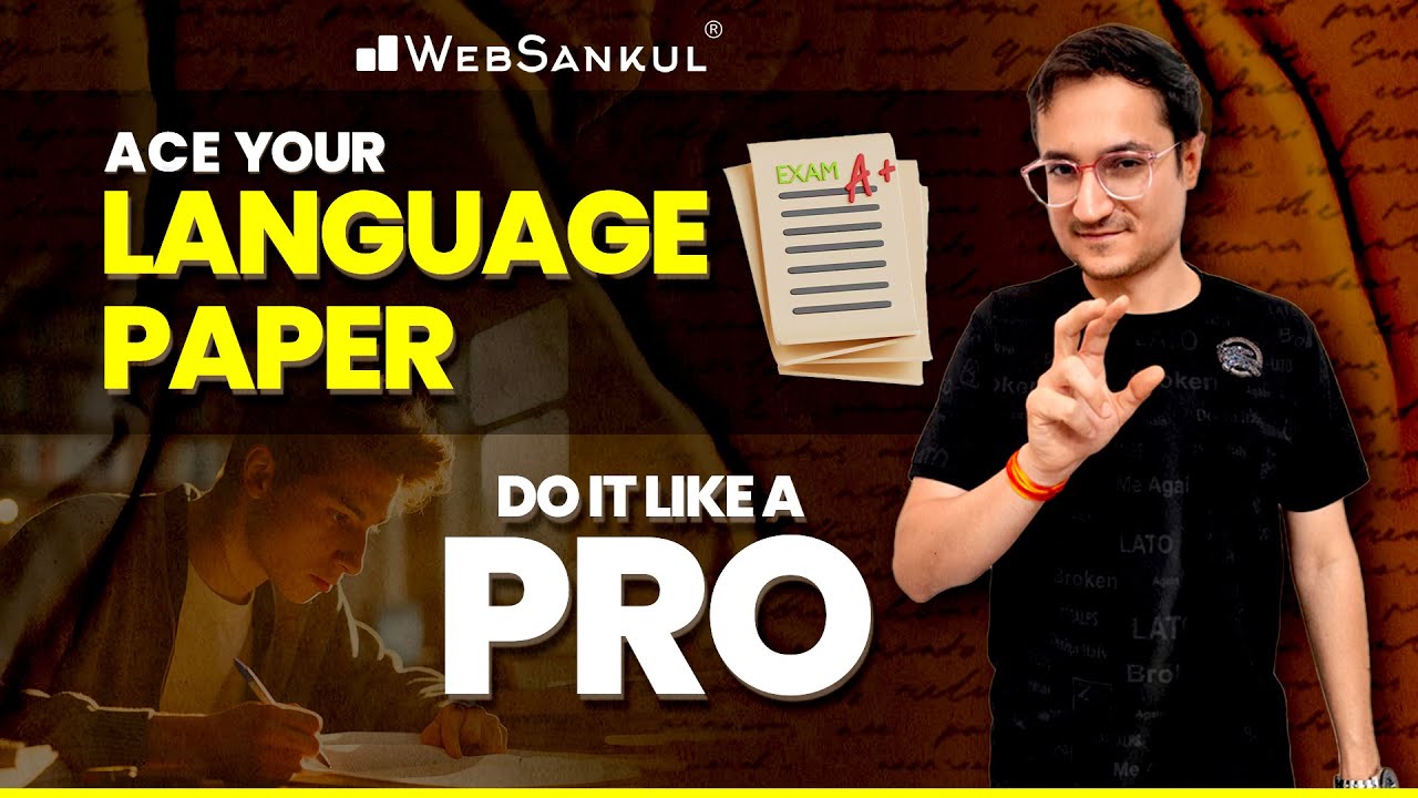 ACE your Language Paper | Do it Like A Pro | GPSC Mains | STI Mains | DySO Mains | WebSanku Mains