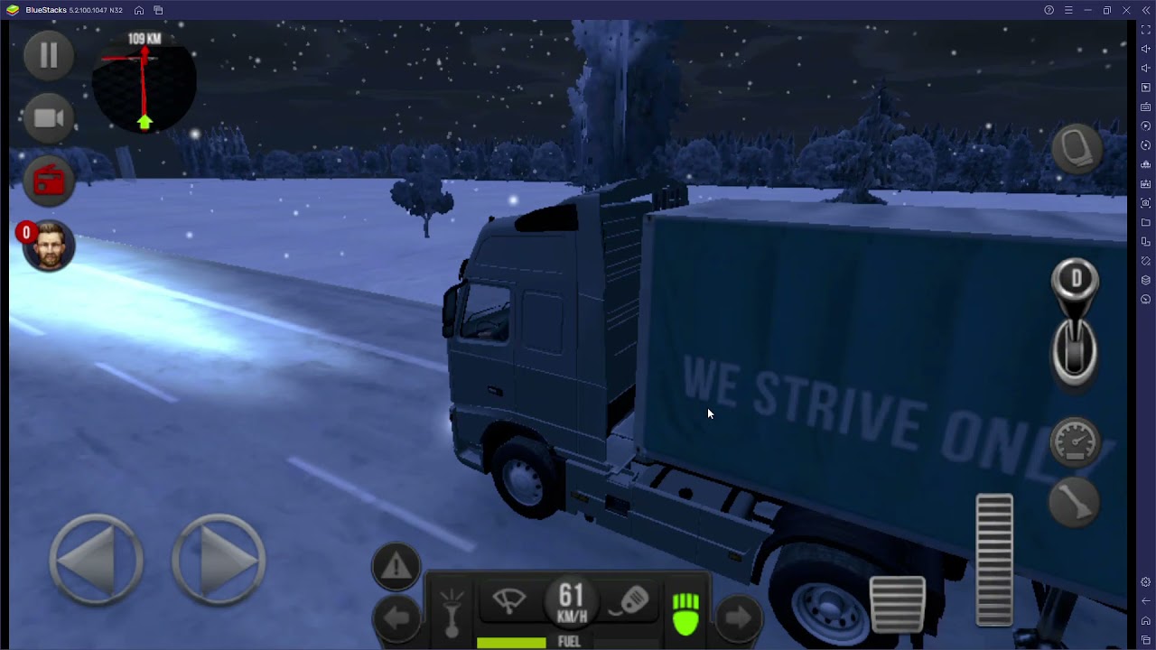 Truck Simulator 18 Gameplay #3 Driving in Snow