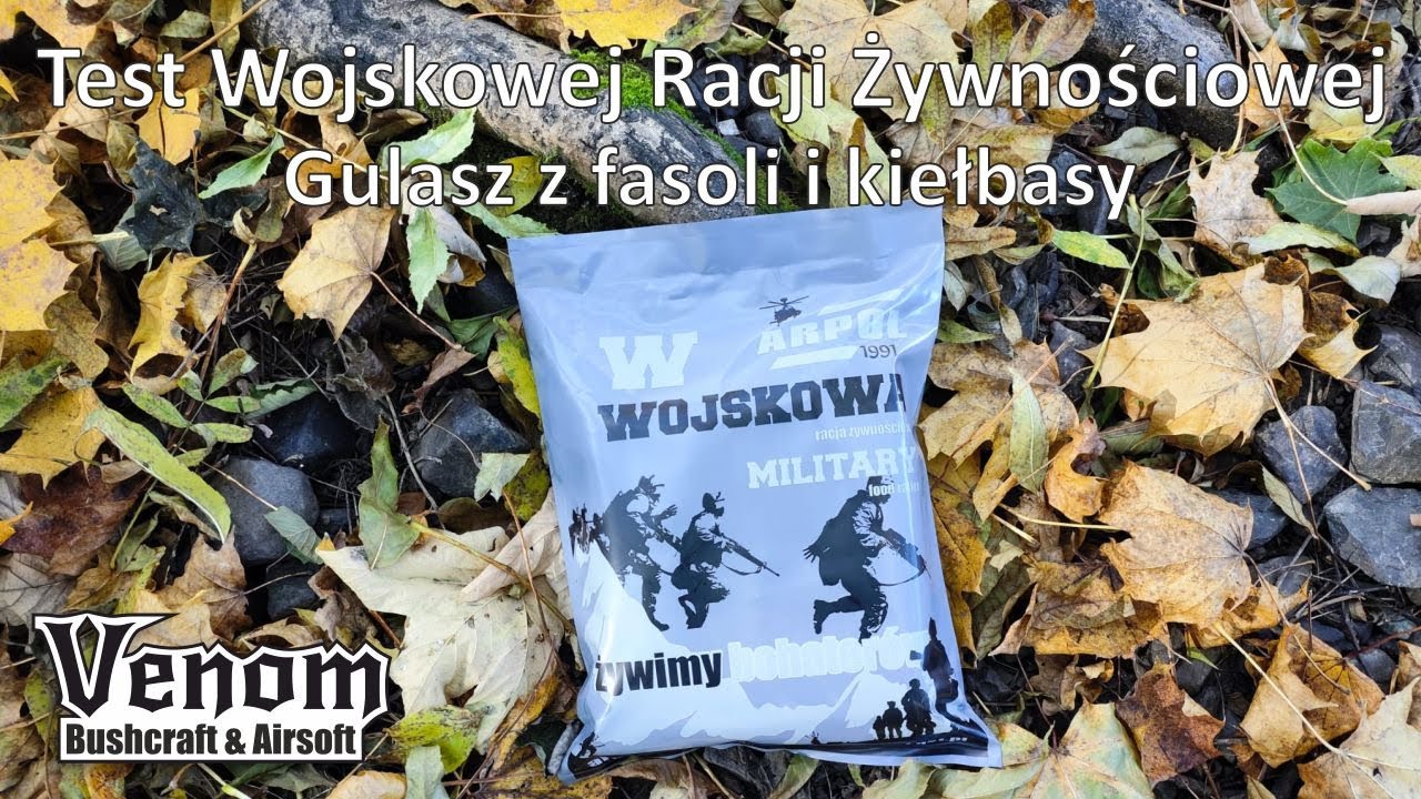 Recenzja racji żywnościowej Arpol Gulasz z fasoli i kiełbasy