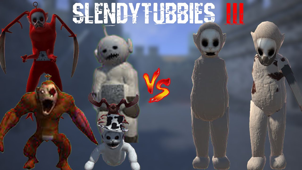 SLENDYTUBBIES 3 BOSSES VS SURVIVAL MODE MONSTERS