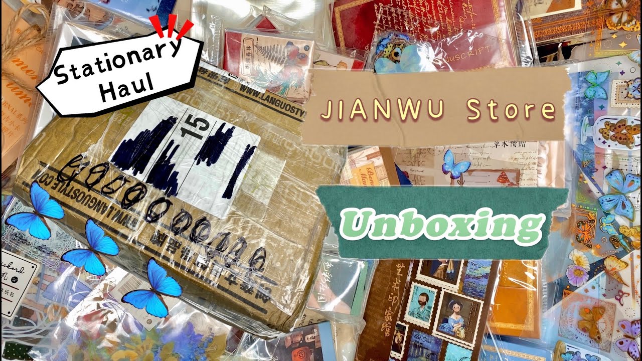 HUGE STATIONERY HAUL✨ ASMR | Scrapbook Supplies Part 1
