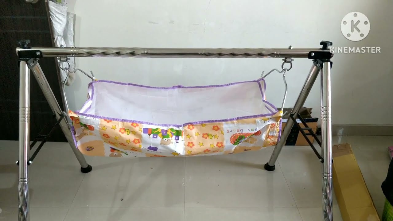 अमेझॉन Foldable Baby Cradle | Foldable Jhula | Baby Swing | Swing under Budget | stainless steel