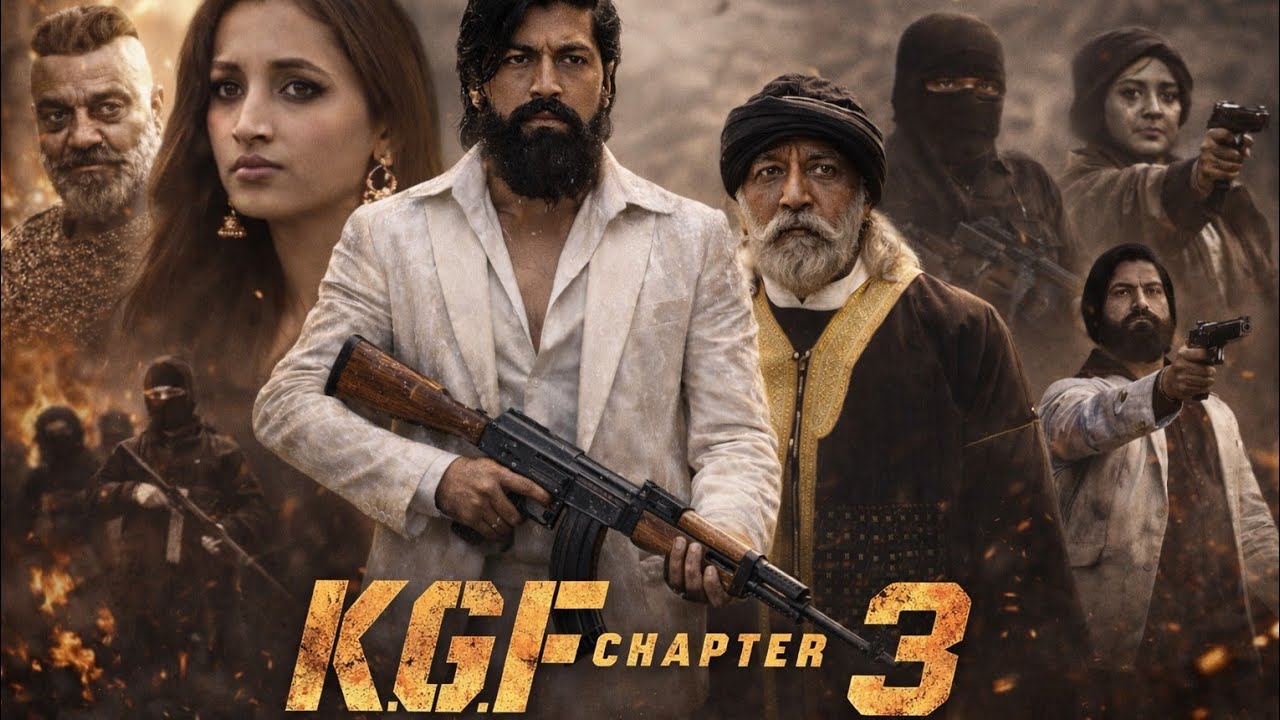 KGF Chapter3 TEASER |Yash|Sanjay Dutt|Raveena Tandon|Srinidhi Shetty|Prashanth Neel|Vijay Kiragandur