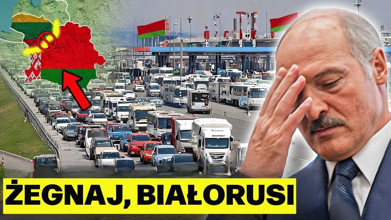 Białoruś odcięta od Rosji? Litwa zamyka wszystkie przejścia graniczne — chaos na granicy