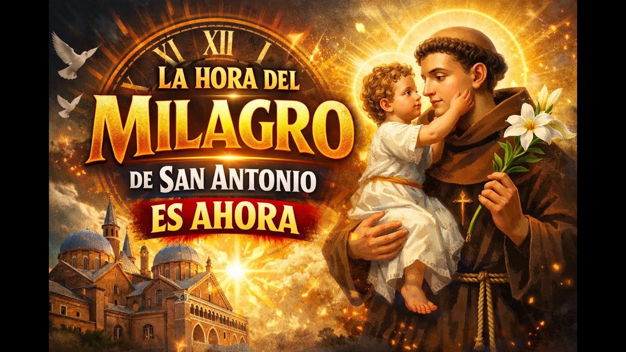 PREZA ESTO AHORA Y RECIBE UN MILAGRO URGENTE DE SAN ANTONIO DE PADUA