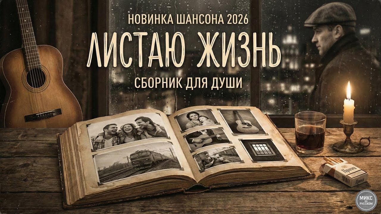 ЗОЛОТОЙ ШАНСОН 2026. Альбом «ЛИСТАЮ ЖИЗНЬ». Песни, от которых плачет душа!
