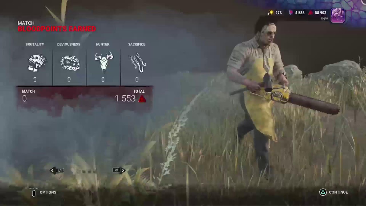 Playing bubba DBD