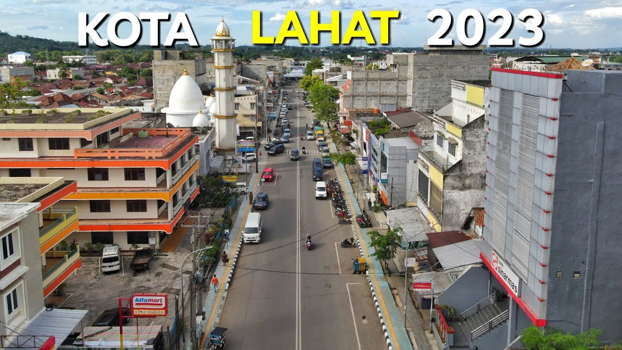 Kota Lahat Semakin Maju & Padat di Tahun 2023 | Drone View