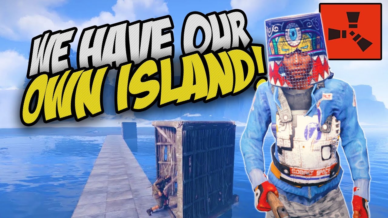 WE HAVE OUR OWN ISLAND! - Rust Co-op Survival Gameplay