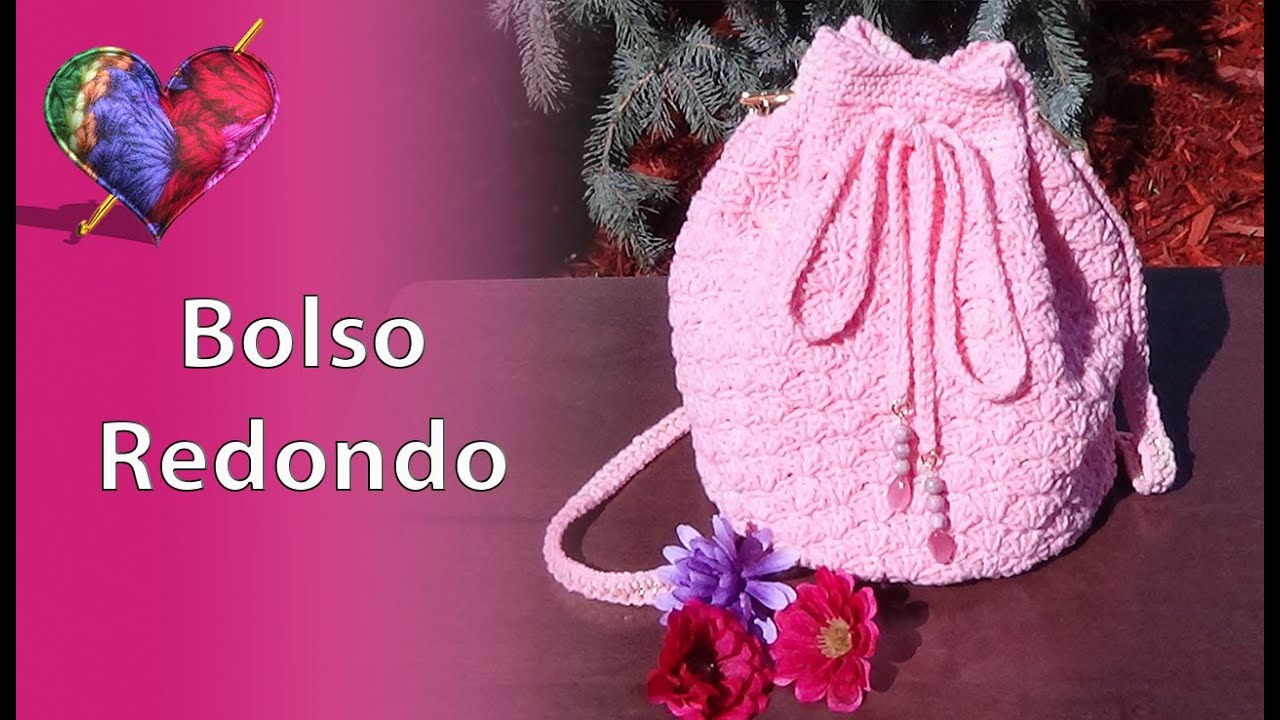 👜BOLSO con Base REDONDA en Crochet #1, paso a paso 💯 fácil 👌