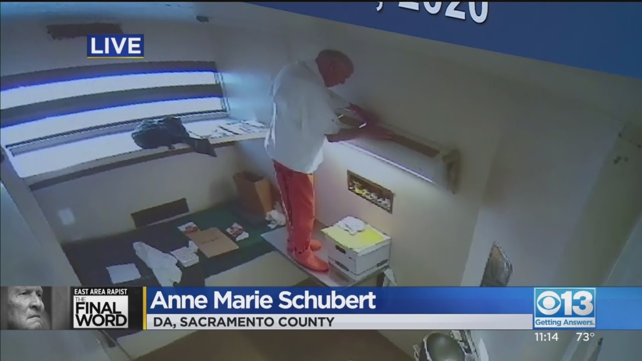 DA Shares Video Of Joseph DeAngelo Being Active In His Jail Cell