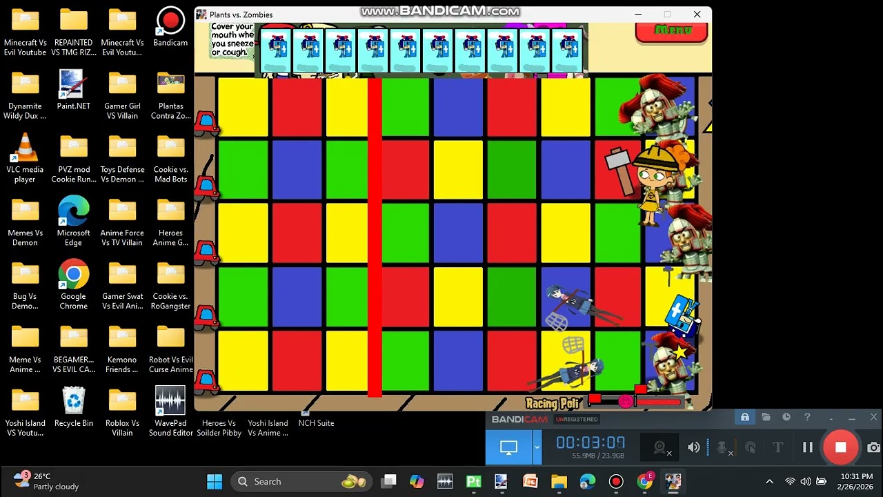 Kindergarten Vs Maru Side Minigames #2 Racing Poli