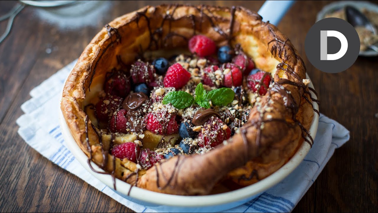 Chocolate Dutch Baby Pancake Recipe- How to make a Dutch Baby!