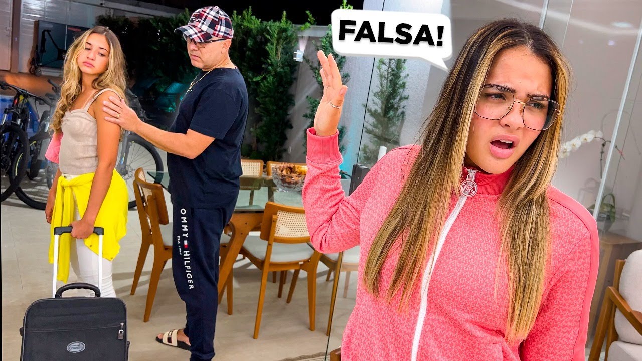 SAI DA MINHA CASA IRMÃZINHA FALSA...