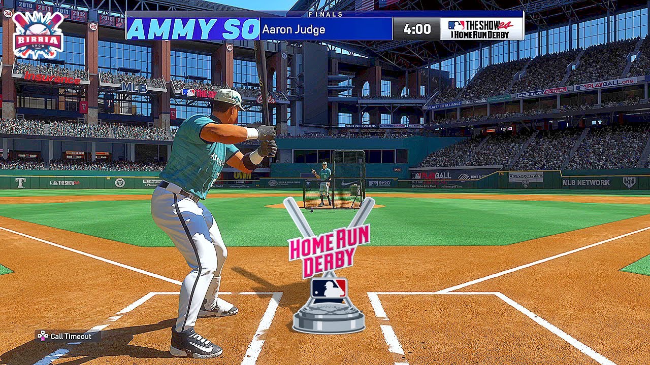 MLB The Show 24 Home Run Derby Sammy Sosa vs Aaron Judge - Gameplay PS5 HD 60fps