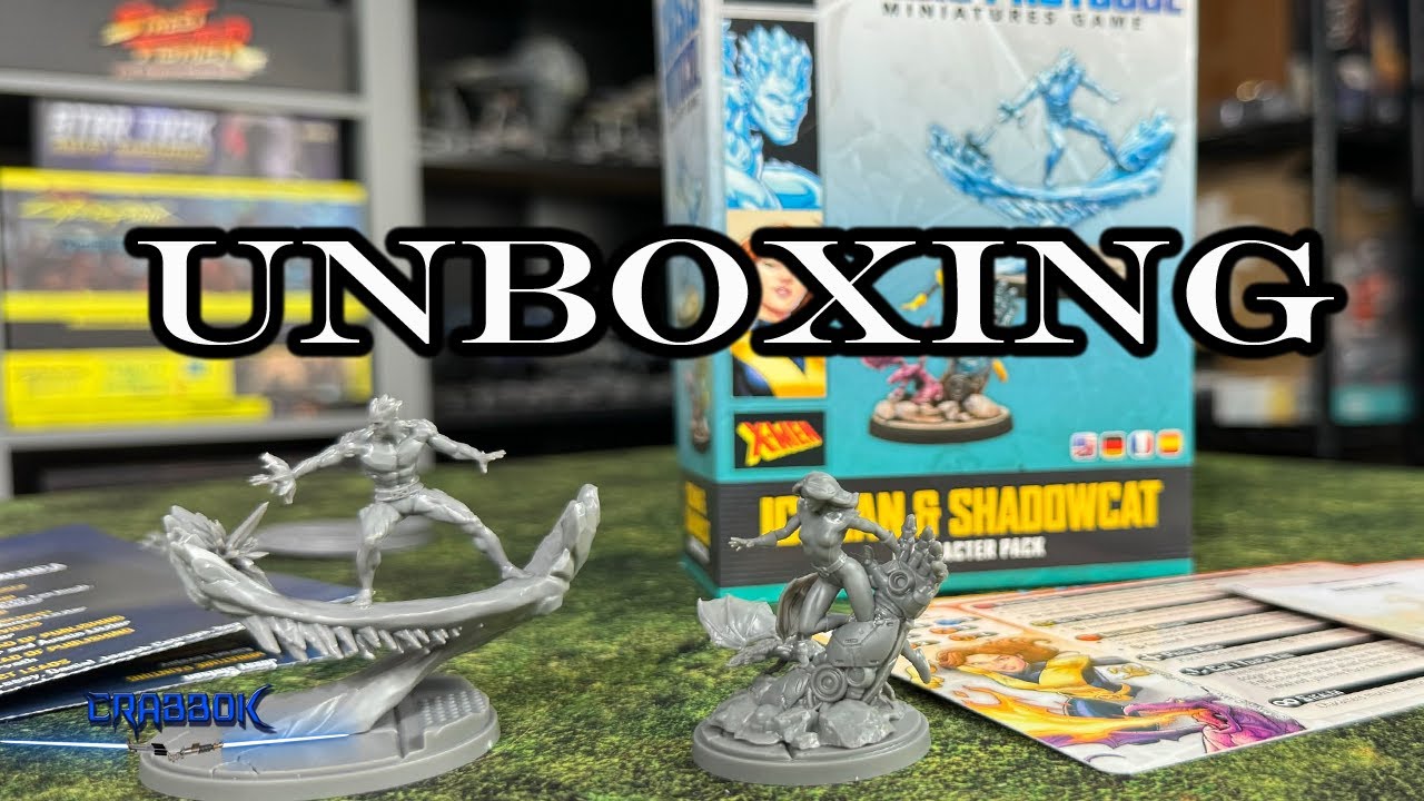 Iceman & Shadowcat - Marvel Crisis Protocol Unboxing
