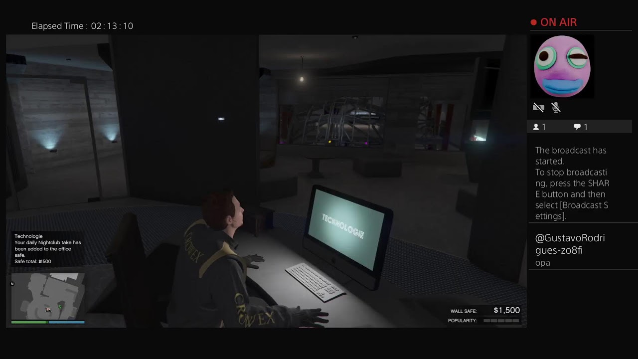 Playing gta5 online gameplay