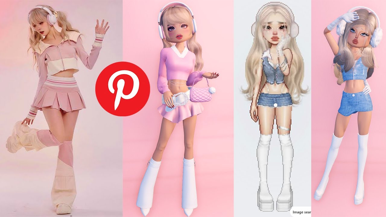 Recreating PINTEREST LOOKS In Dress To Impress