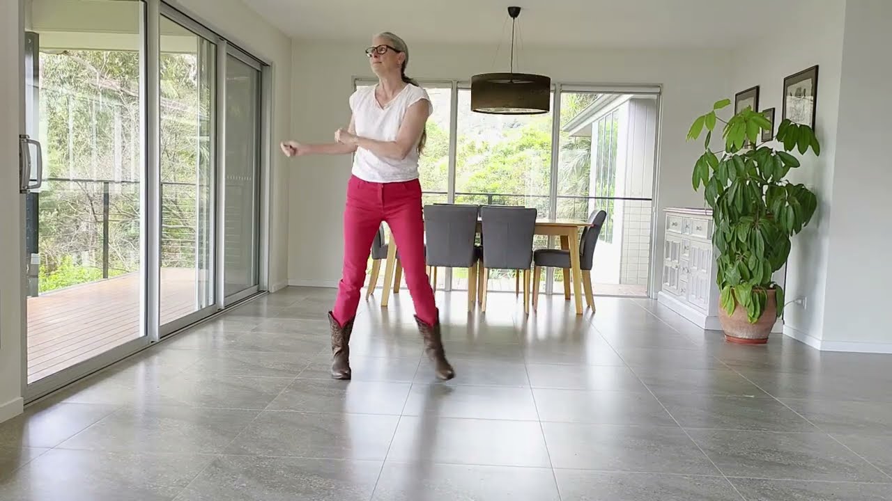 AB Stretchy Pants Line Dancing Demo Video