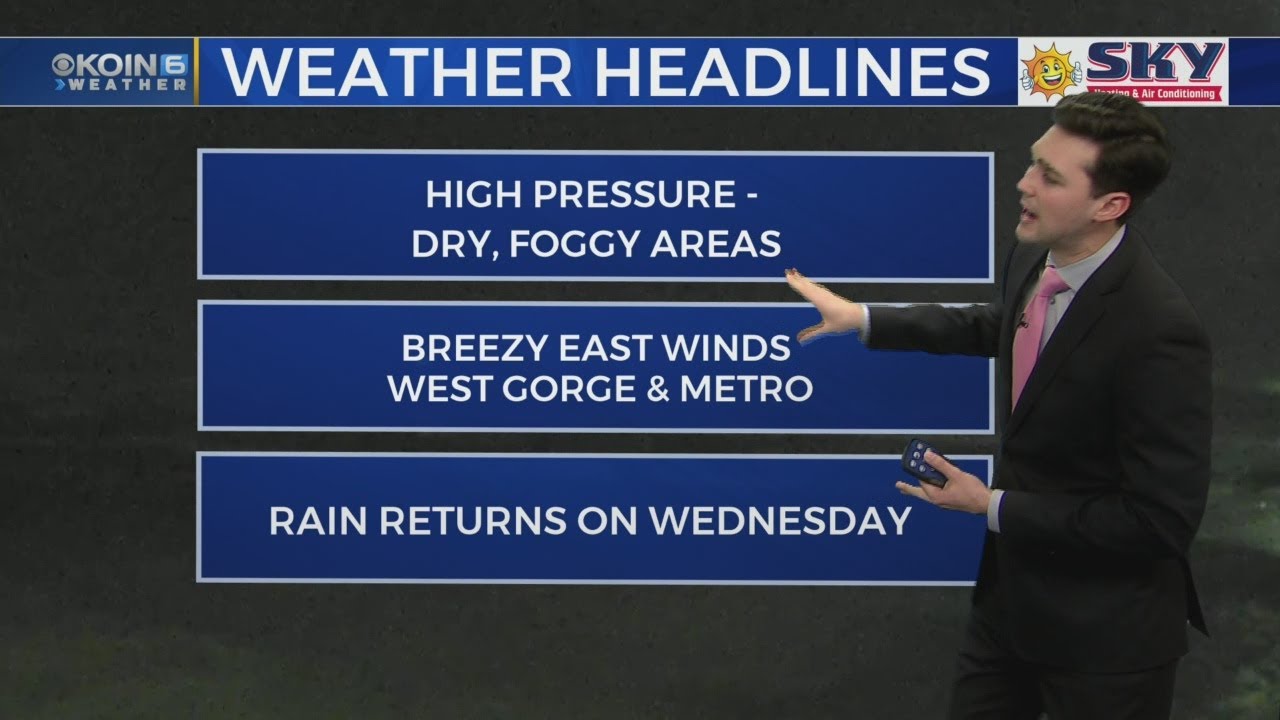 Late Sunday Night Weather Update January 13th, 2019