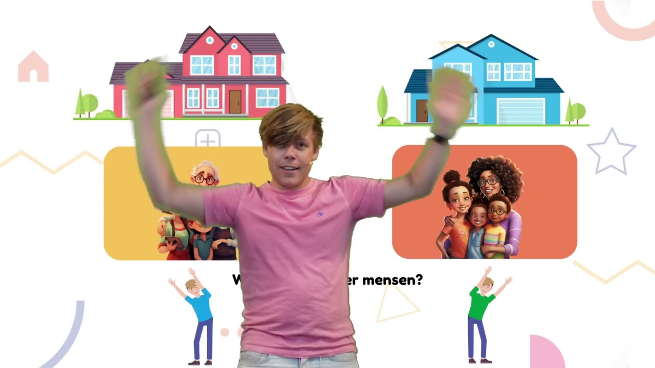 Bij Mij Thuis - Tellen, meer en minder - Kleuters - Bewegend leren