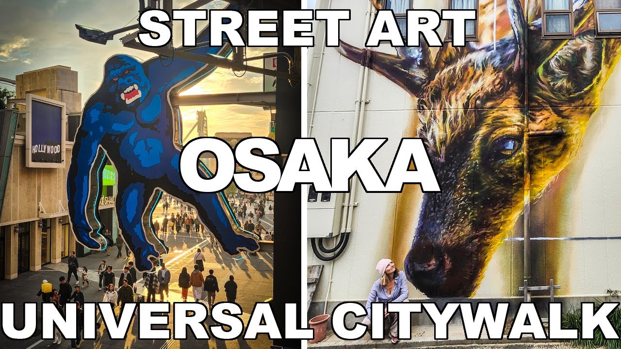 Фрески Осаки и вечер в Universal Citywalk Japan