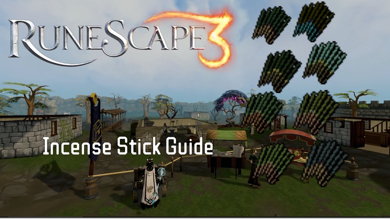 Runescape 3 — Руководство по использованию благовонных палочек — Увеличьте свой урон и опыт.