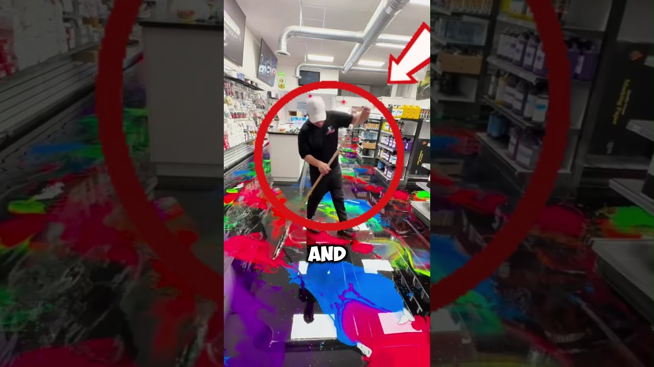 Is This the Craziest Floor Art Transformation Ever?    🤯🖼️
