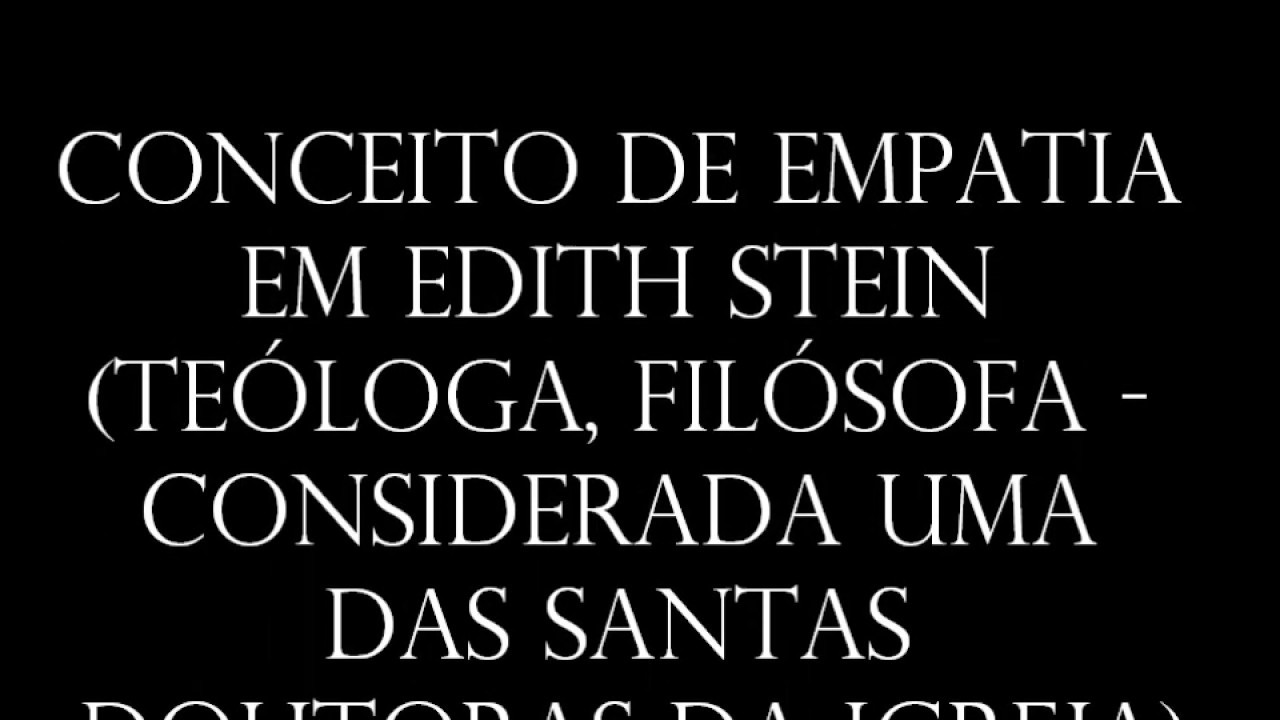 empatia em edith stein