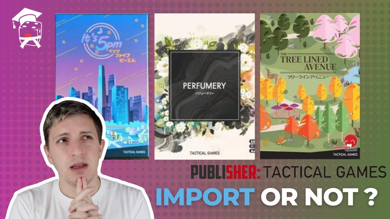 Tactical Games Mega Review - Tree-Lined Avenue, Perfumery, & It's 5pm Board Games