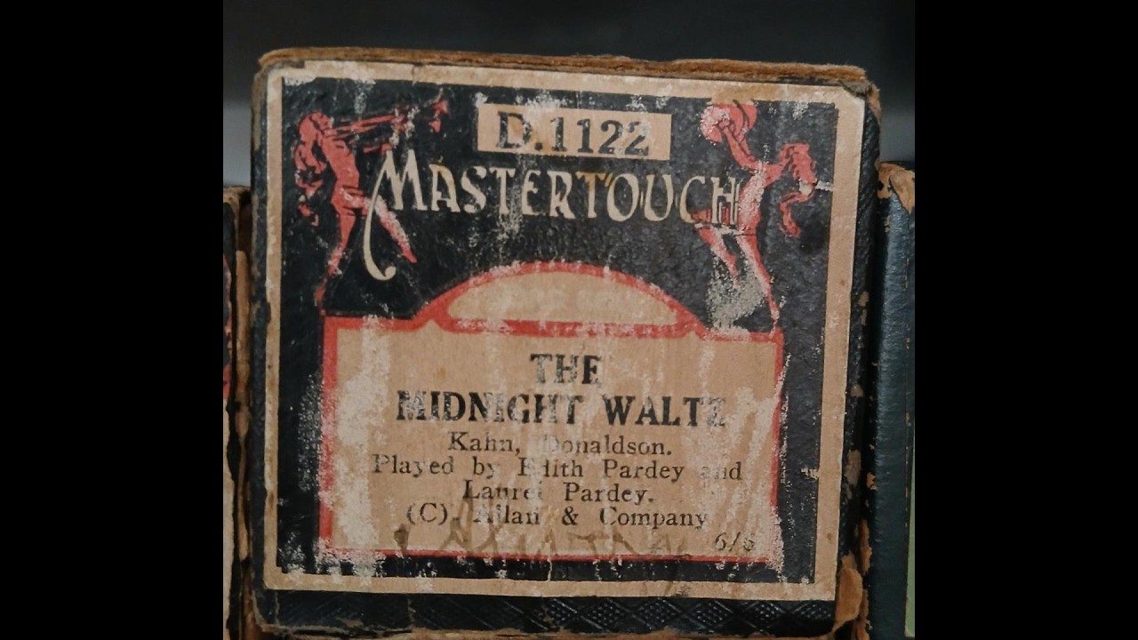 The Midnight Waltz on Mastertouch Player Piano Roll 