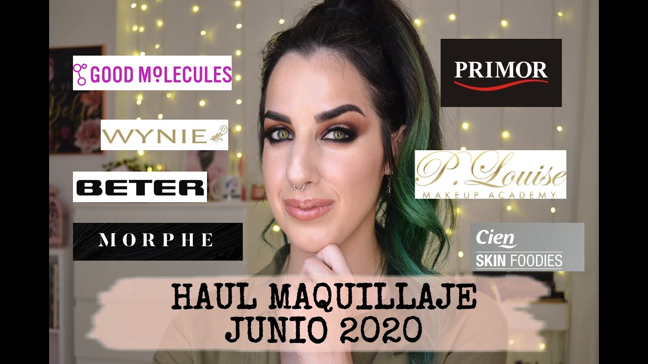 HAUL MAQUILLAJE JUNIO 2020 | Compras/Recibidos Morphe, P.Louise, Primor, Lidl Skin Foodies, Wynie...