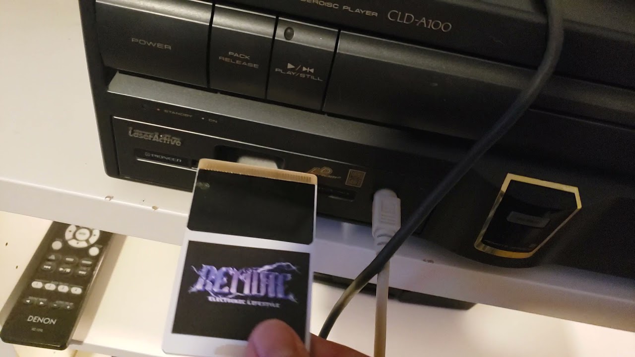 Remute on Pioneer LaserActive