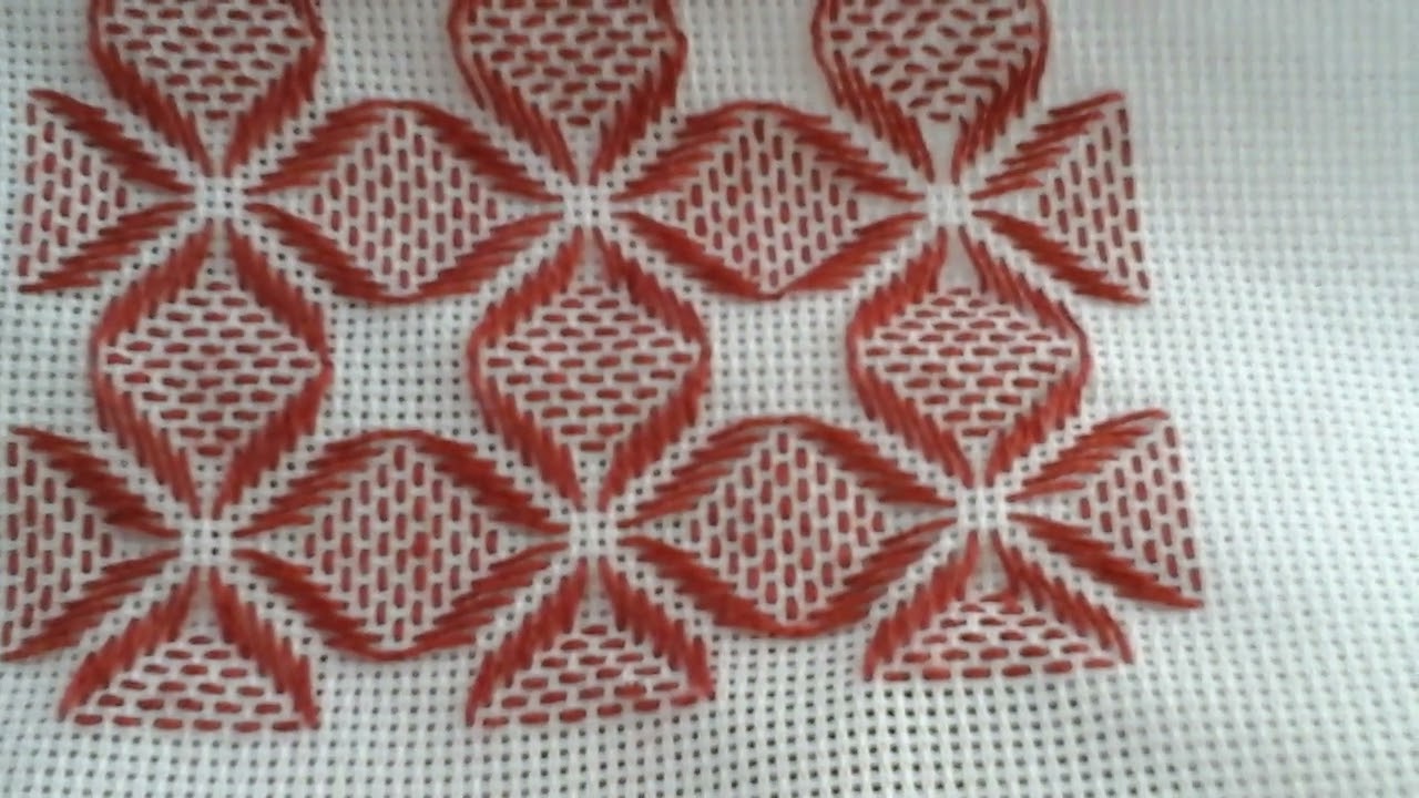 Техніка вишивки протягування, заняття 212