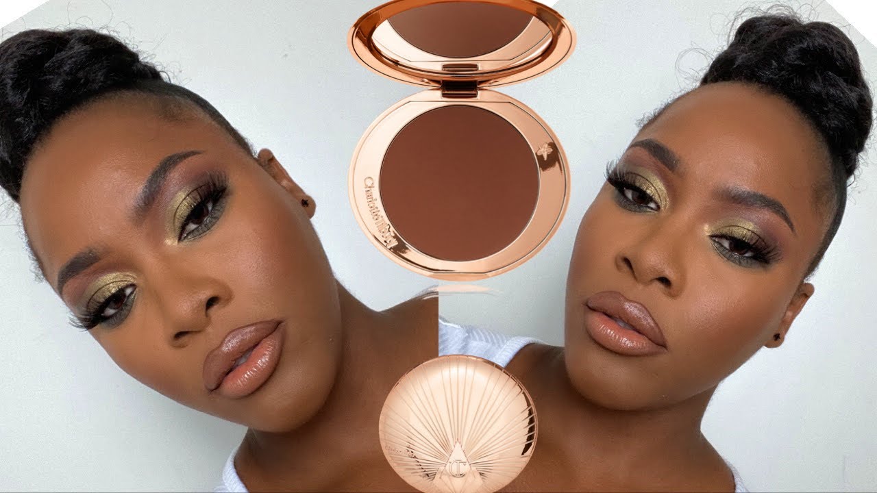 GRWM: Гламурный макияж с бронзером и плотным покрытием с использованием нового бронзера Charlotte...