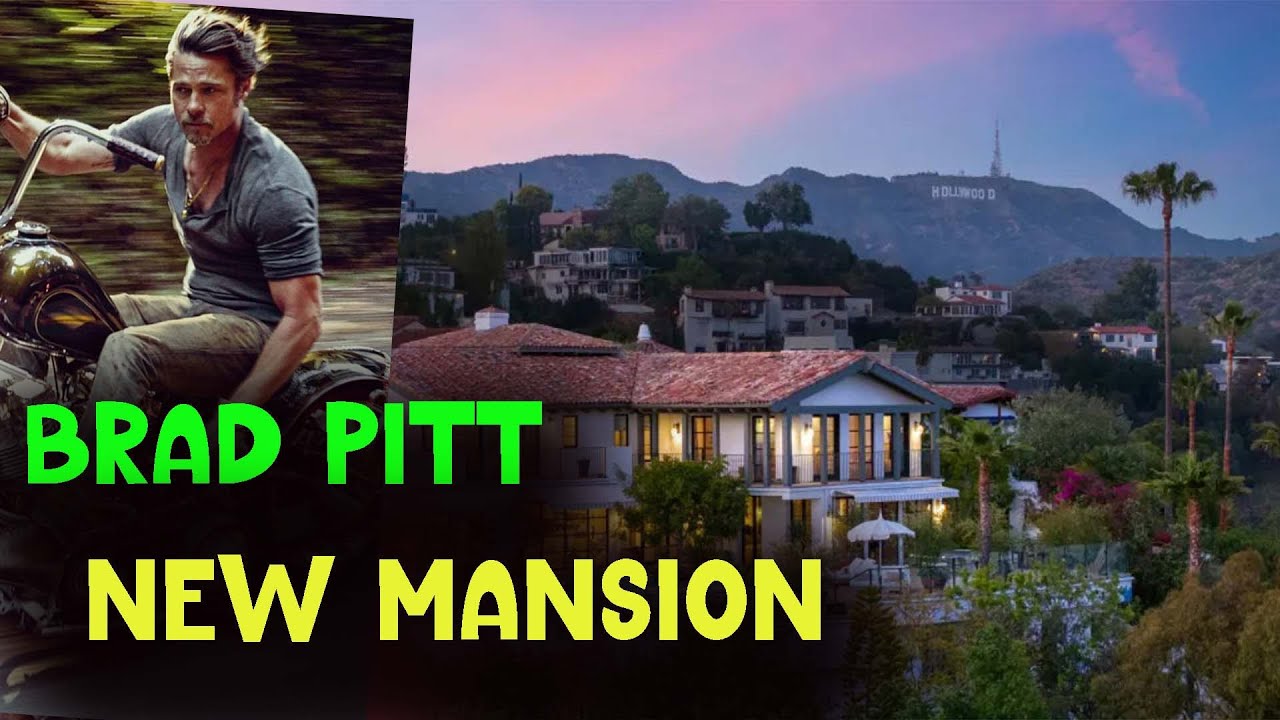 Brad Pitt Buys $12 Million Hollywood Hills Mansion | Inside the Luxury Spanish-Style Home