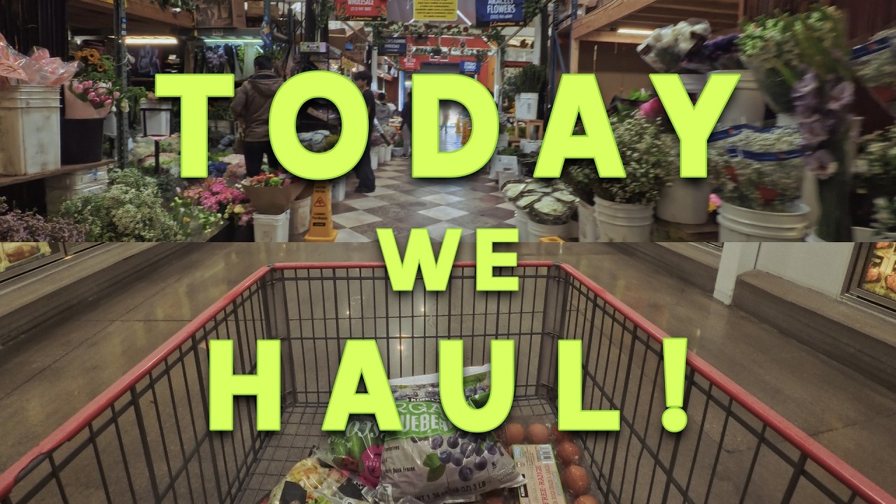 Flower market finds + Costco run in one vlog