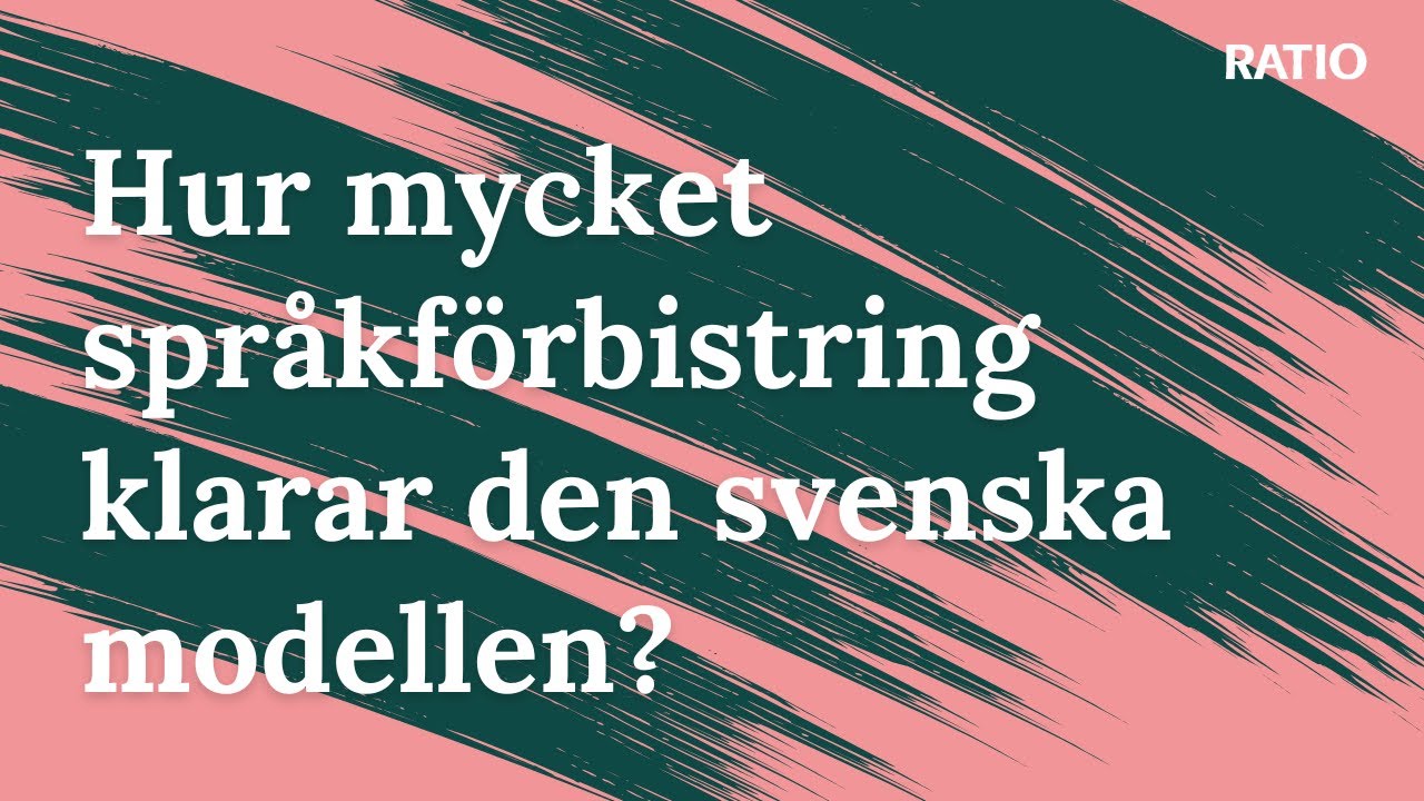 Hur mycket språkförbistring klarar den svenska modellen?