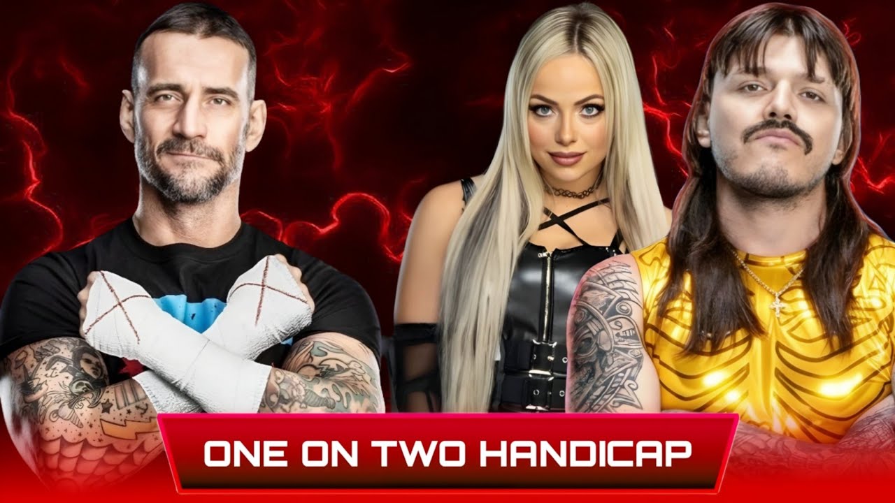 CM Punk vs Liv Morgan & Dominik Mysterio | 1 vs 2 Handicap Tag Match Chaos 😱 | WWE 2K25