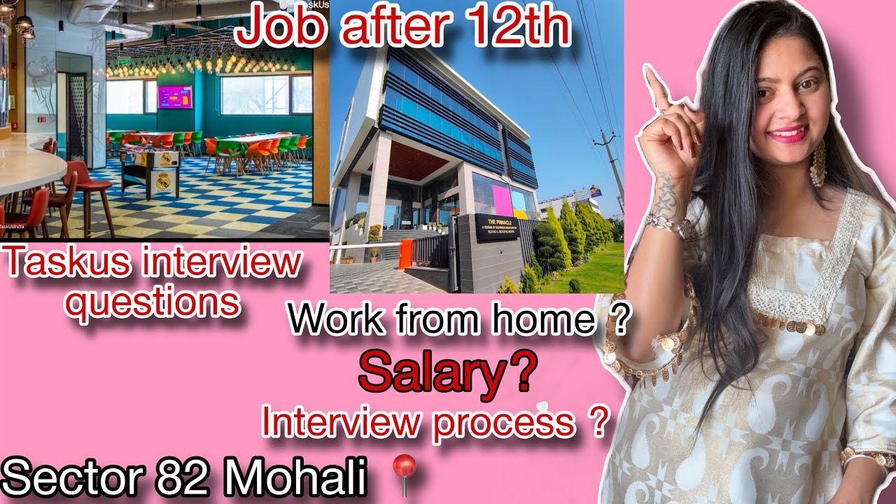 Taskus interview questions/Job after 12th/beautiful infrastructure😍