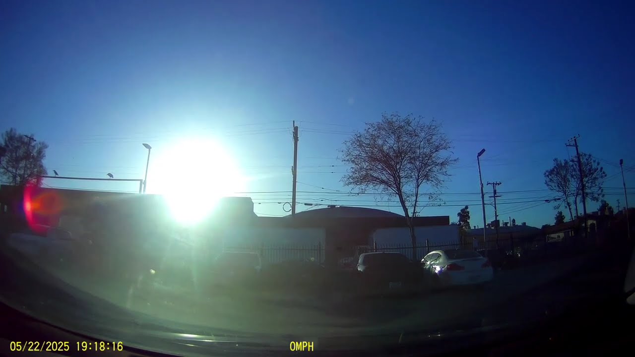 Oakland CA , USA Dashcam,  May 22 2025.