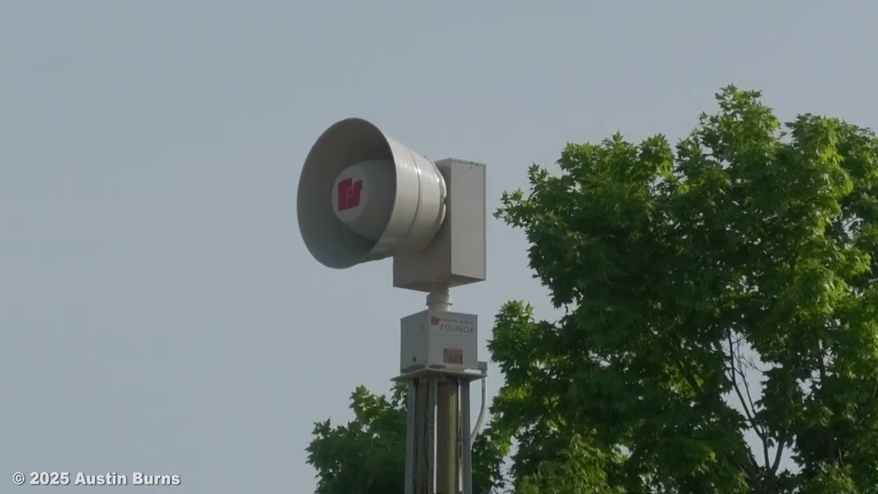Camden, MI Federal Signal Equinox Siren Test - 6/2/25