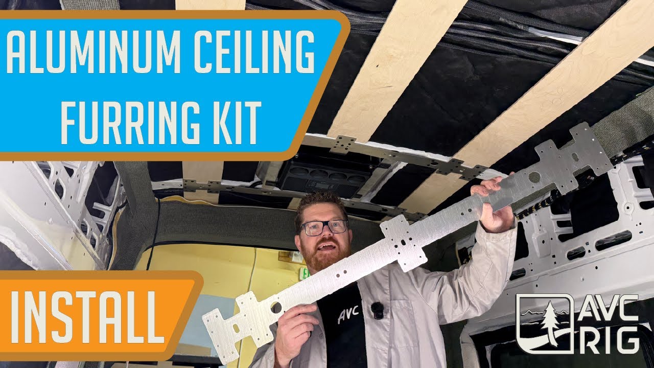 NEW Ford Transit Aluminum Ceiling Furring Kit | Easy Flat Ceiling Installation | AVC RIG