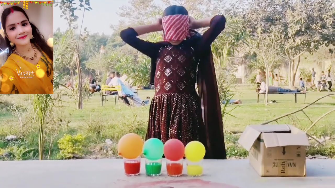 आज का चैलेंज कलरफुल वाटर एंड ब्लून #viral #video#challenge#viralvideo  poojaanjaliverma subscribe 👍🏼